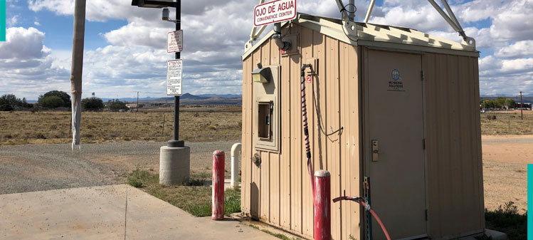 A water monitoring station in Santa Fe 