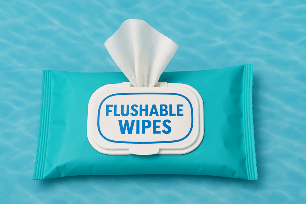 flushable wipes