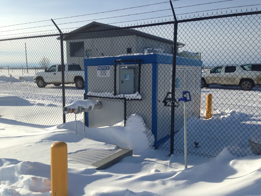 automated septic receiving station