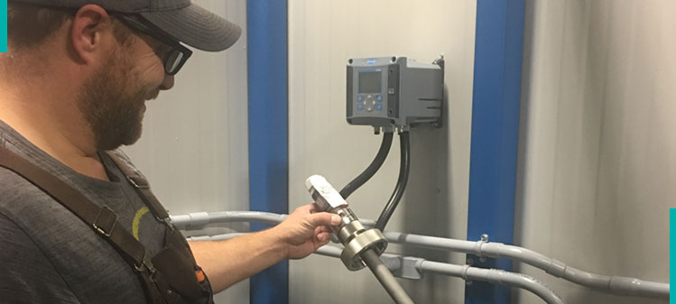 Checking safety measures is a priority for Flowpoint Environmental Systems. The Flowpoint team checks for safety measures.