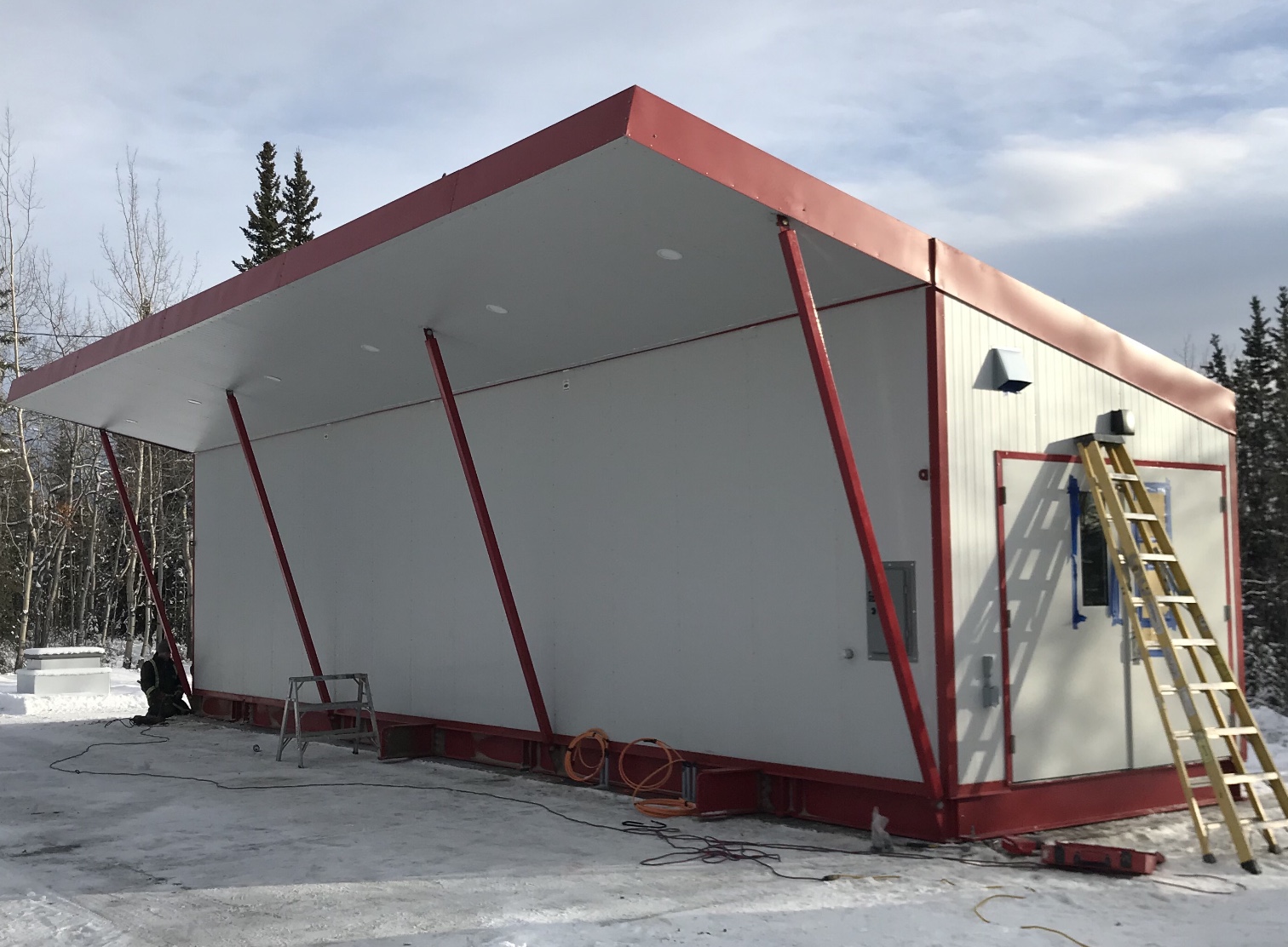 Large awning add on for custom exterior