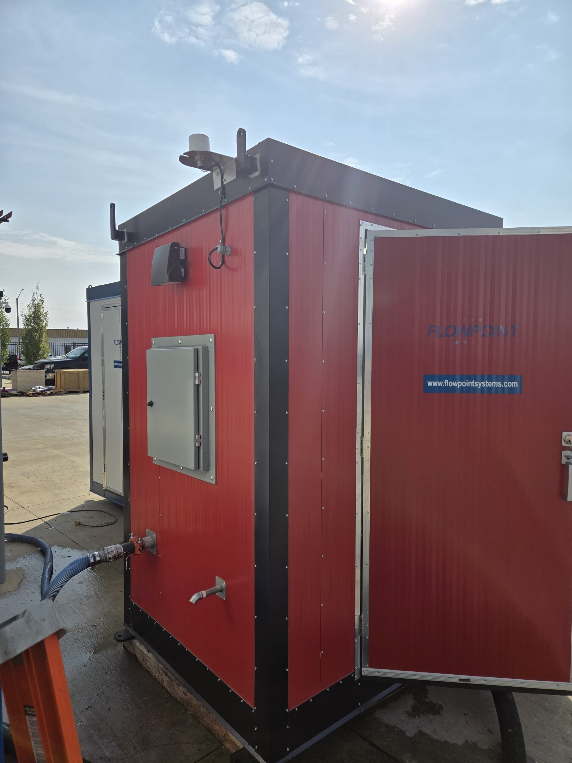 Red and black custom exterior