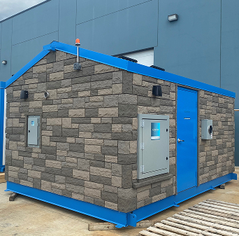 Flowpoint Septage Sentry with sloped roof