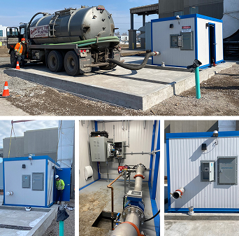 Collage of several Flowpoint SeptageGeneral stations