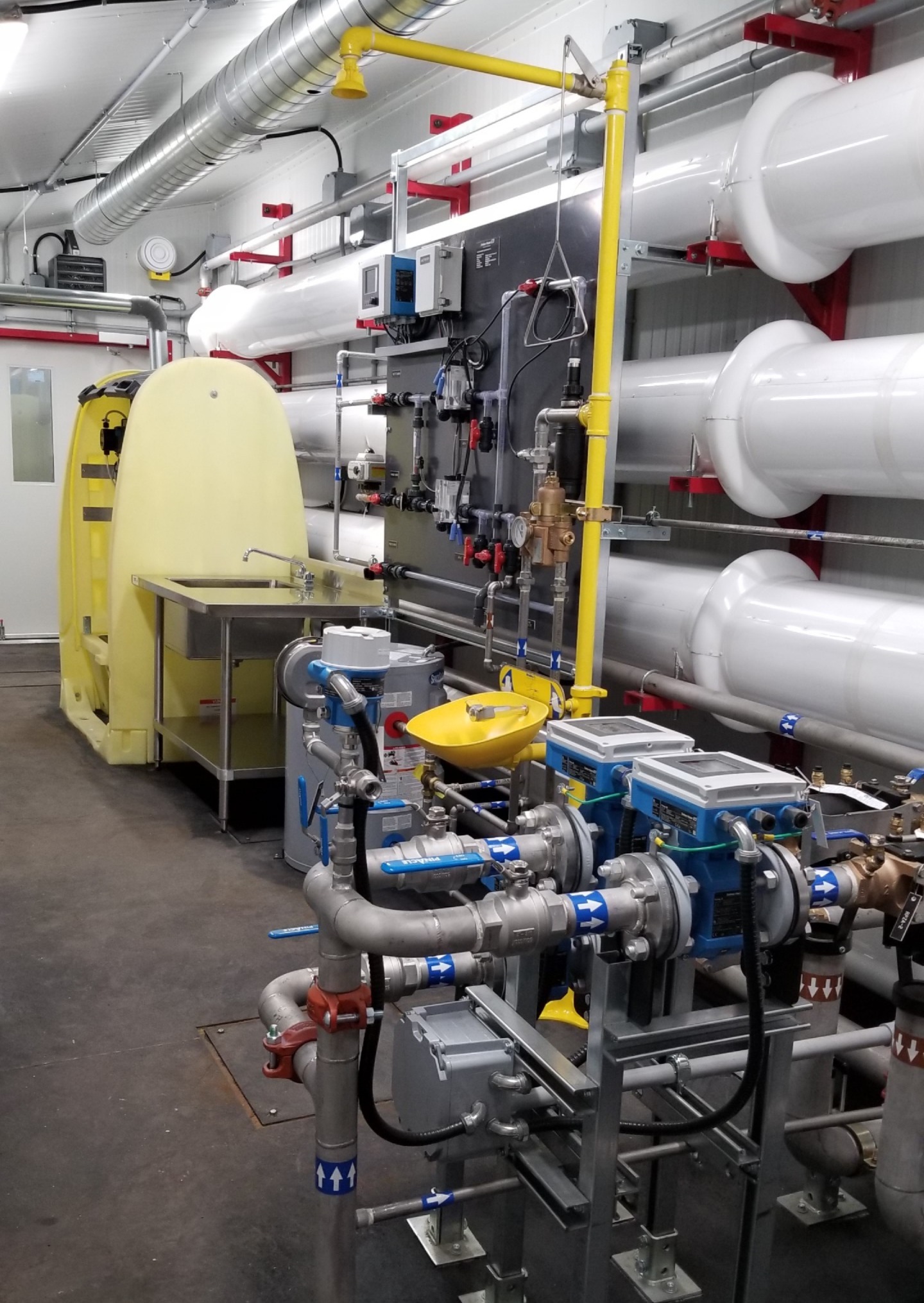 Interior view of a Water Sentry by Flowpoint