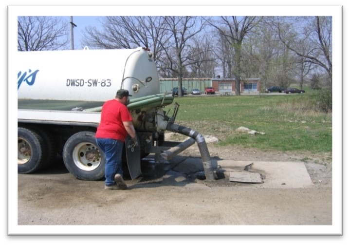 unattended septage receiving