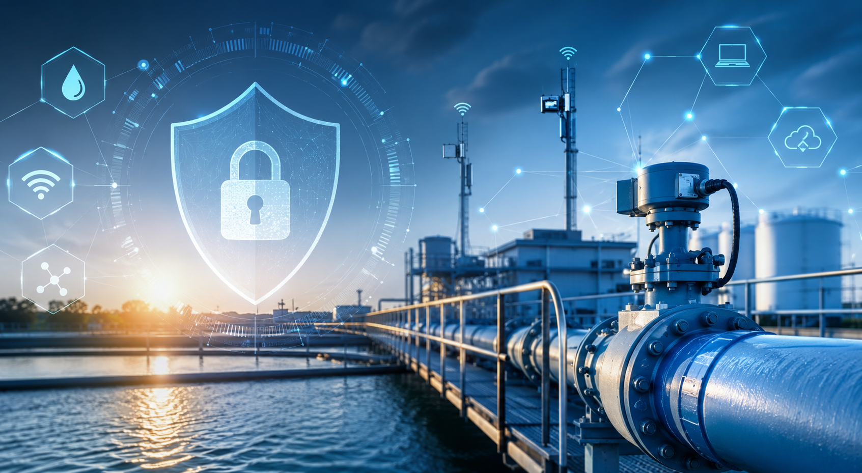 What was once a standalone physical asset protected by locks, fencing, and weatherproof enclosures is now part of a connected water systems operational technology (OT) environment.
