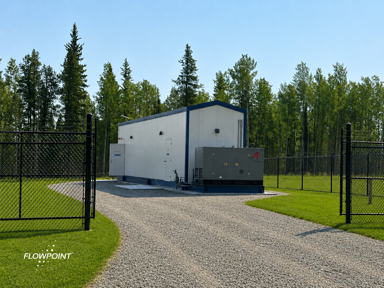 Working collaboratively with Sunchild First Nation and Associated Engineering, Flowpoint Environmental Systems designed and fabricated a fully integrated modular water treatment, storage and distribution facility. 